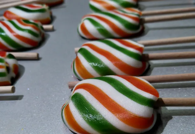 Produktbild klubbor grön-orange