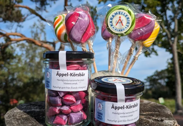 Klubbor och karameller utomhus