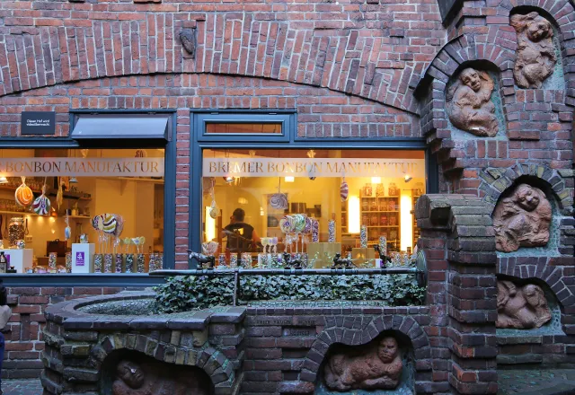 Bremer Bonbon Manufaktur i Böttcherstraße
